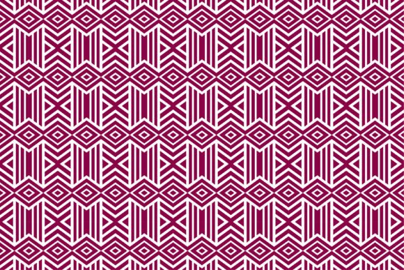 Dark Pink Geometric Pattern: A Versatile, Production-Ready Design Asset