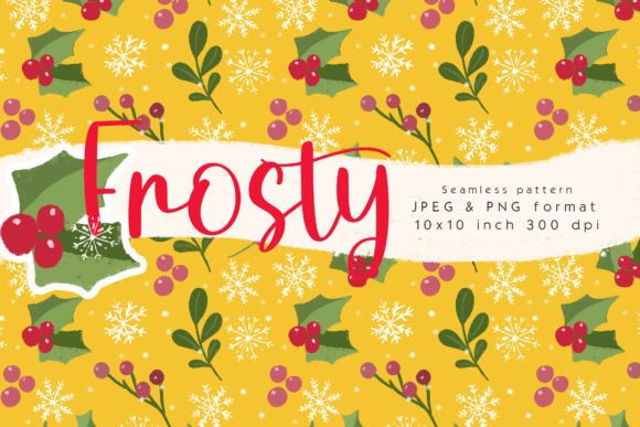 Frosty Winter Seamless Pattern