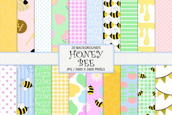 Honeybee Background Papers – A Creative Resource for Design Enthusiasts