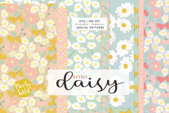 Retro Vintage Flower Pattern