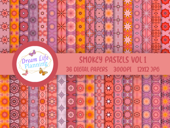 Smokey Pastels Vol 1 Digital Papers