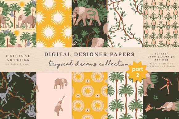 Tropical Dreams Digital Papers 2: A Strategic Resource for Creative and Professional Success